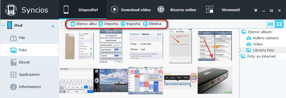 export photoS from android/iOS to PC