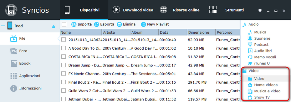 export video from android/iOS to PC
