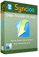 Product box of syncios data transfer mac