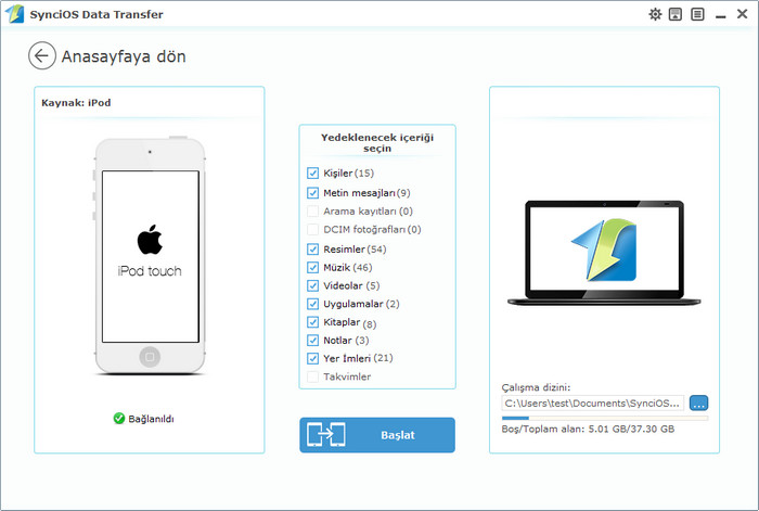 Backup iPhone