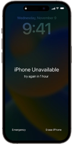 Erase iPhone when iPhone is Unavailable