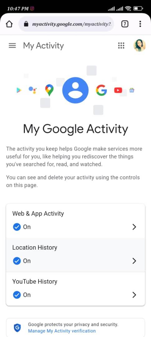 recover chrome history with my activity