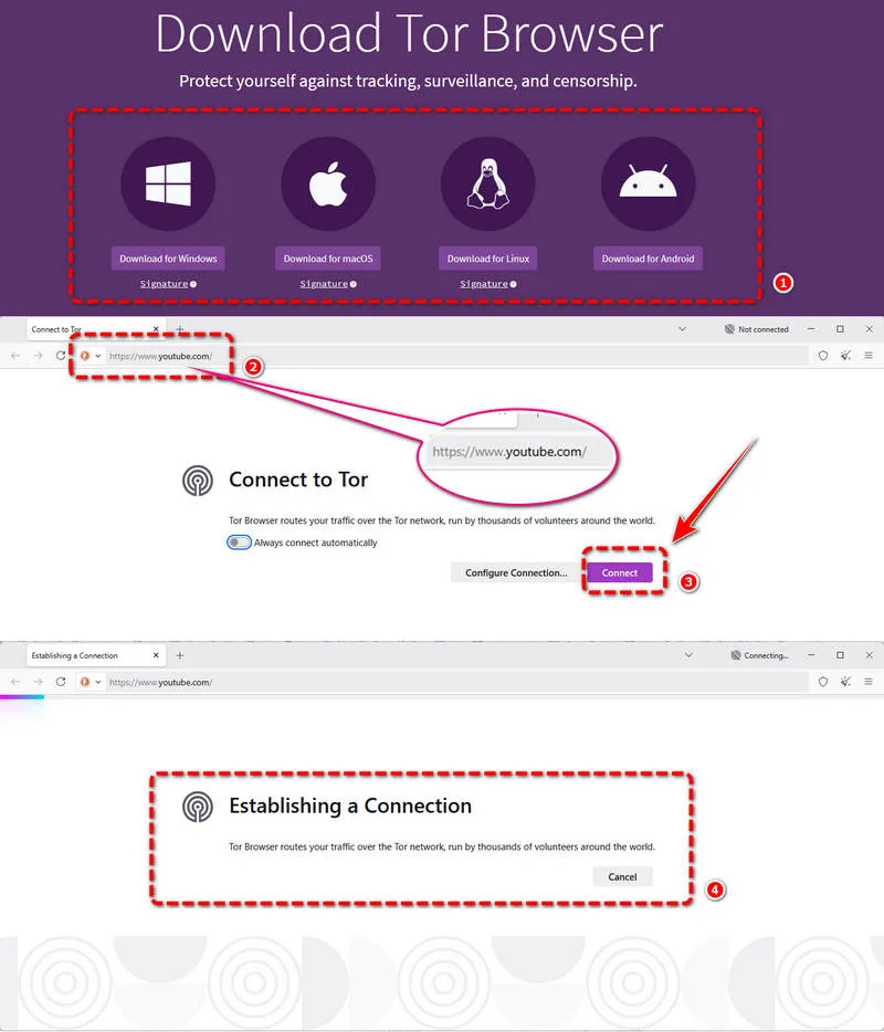 unblocked browsers tor browser