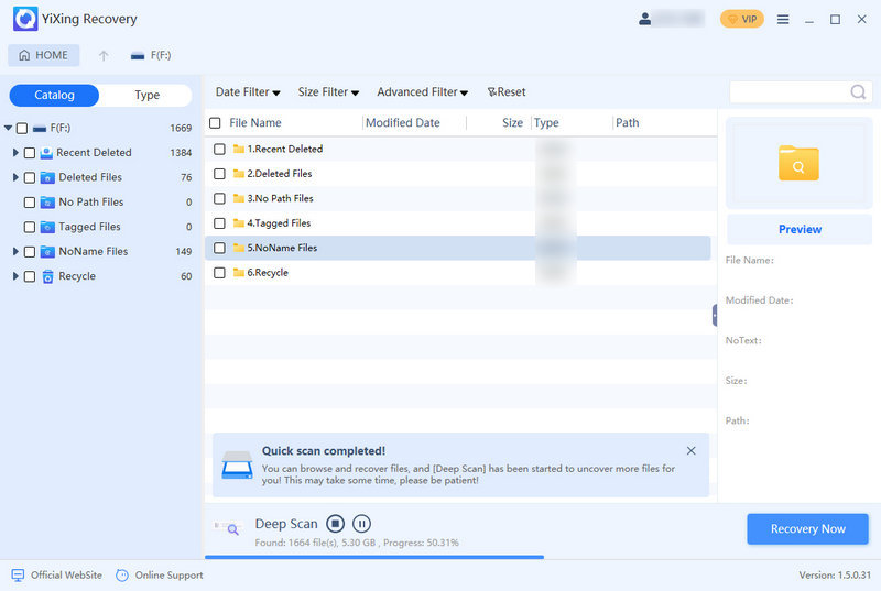 scanning partition