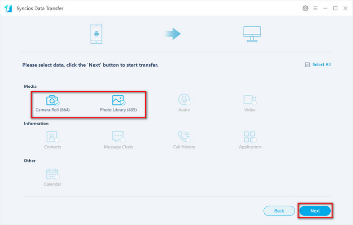 syncios samsung transfer from pc to samsung galaxy s7