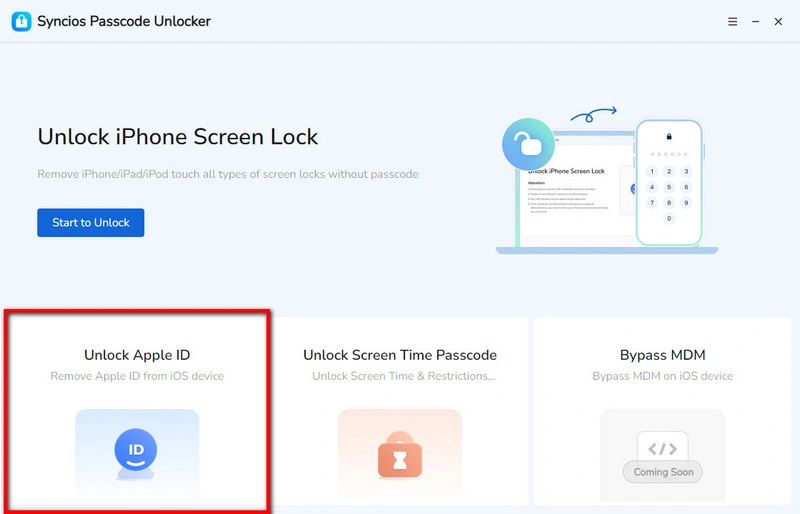 choose the module delete apple id