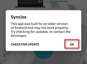 syncios apk prompt