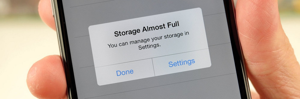 clear iphone storage