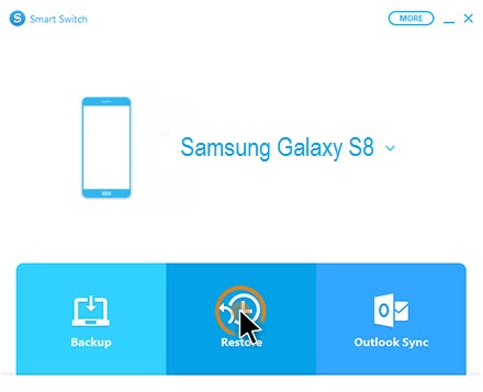 connect Samsung Galaxy S8