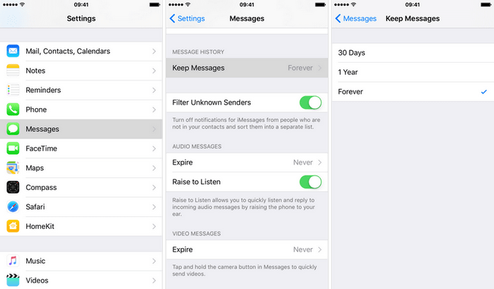  iphone messages settings