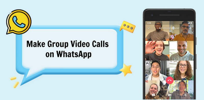 make group video calls on whatsapp