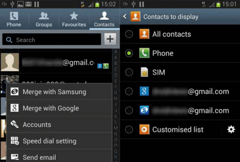 merge duplicate Android contacts