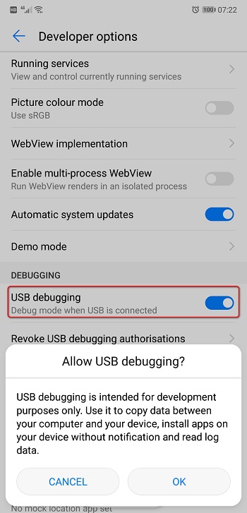 How to Enable USB Debugging Mode on Huawei