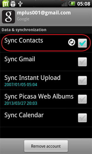 Backup Android Contacts to Computer - Transfer/Backup ...