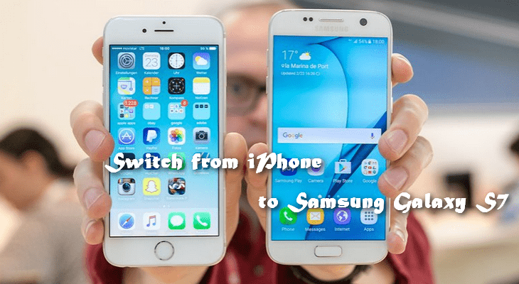  sync iphone to Samsung Galaxy S7