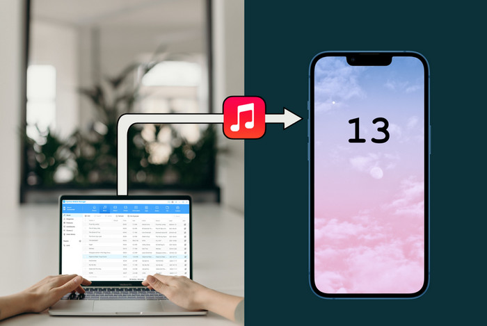 Transfer music from computer to iPhone 13