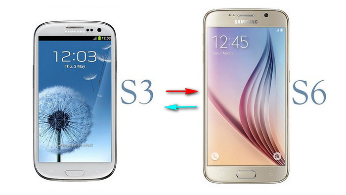 Samsung Galaxy s3 to Samsung Galaxy s6