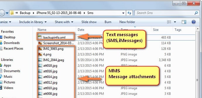 view iPhone messages on PC