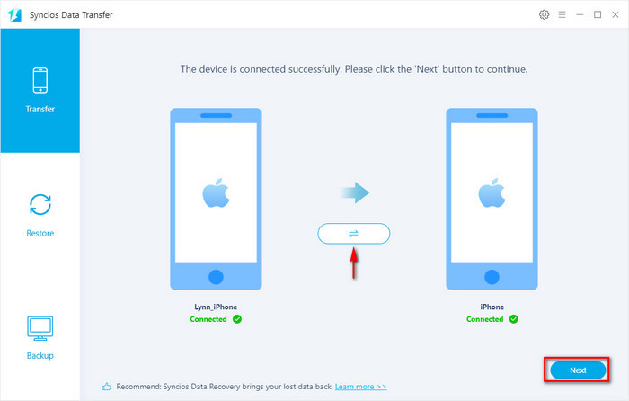 iPhone to iPhone Data Transfer