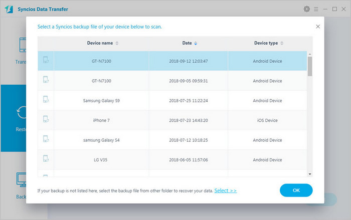 restore Samsung Galaxy S5