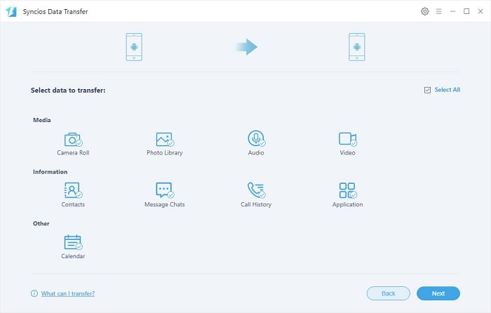 transfer data from Huawei to Samusng