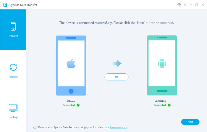 transfer iphone data to samsung galaxy s20