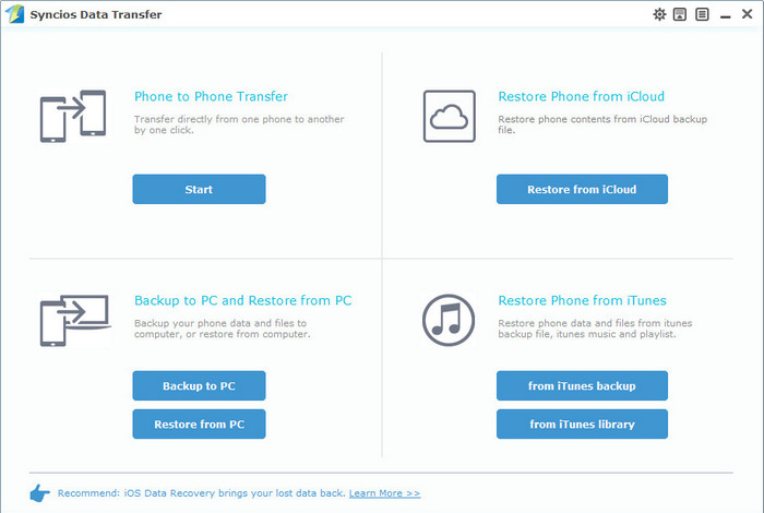 backup data from iPhone5/5s