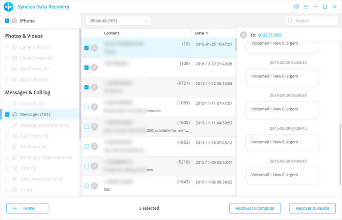 syncios data recovery vs phone rescue