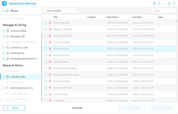 rstore iphone data from iTunes backup file