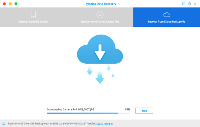 access and download icloud data