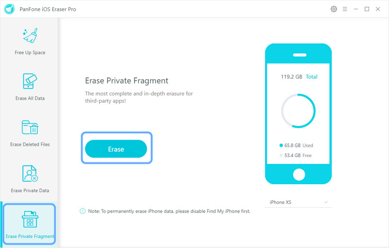 iOS Private Data Eraser