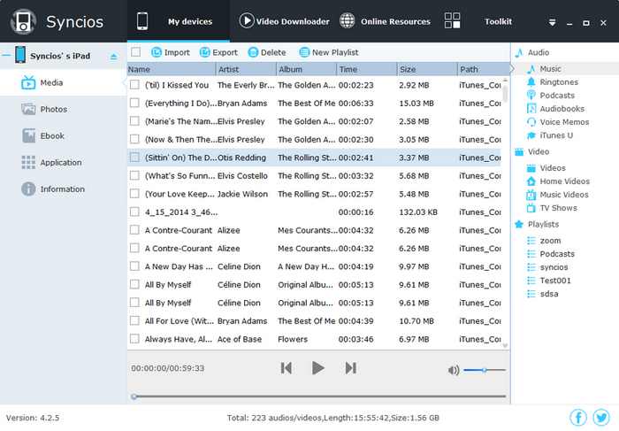 how to transfer playlists on music center for pc to sony mp3 player